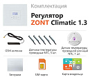 ZONT Climatic 1.3 Погодозависимый автоматический GSM / Wi-Fi регулятор (1 ГВС + 3 прямых/смесительных) с доставкой в Невинномысск