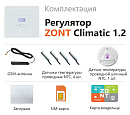 ZONT Climatic 1.2 Погодозависимый автоматический GSM / Wi-Fi регулятор (1 ГВС + 2 прямых/смесительных) с доставкой в Невинномысск